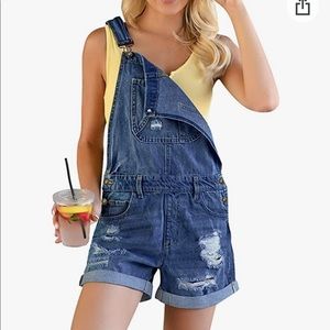 Distressed Overalls